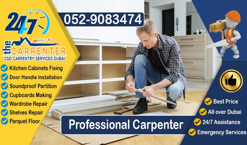 Professional Carpenter Service Dubai - WoodWork Partition Making