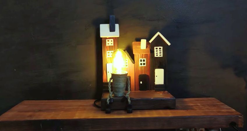 Build a Rope Swing-Arm Lamp